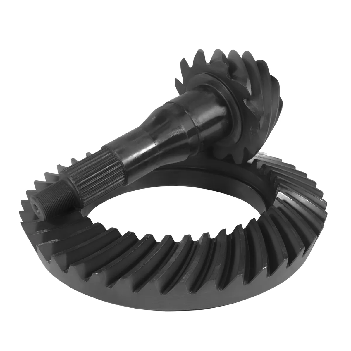 Yukon Gear and Axle Yukon Gear and Axle 975in Ford 411 Ratio Rear Ring and Pinion Gear Set and Master Install Kit Package with 34 Spline Yukon Dura Grip Limited Slip Positraction and 253in OD Axle Bearings and Seals