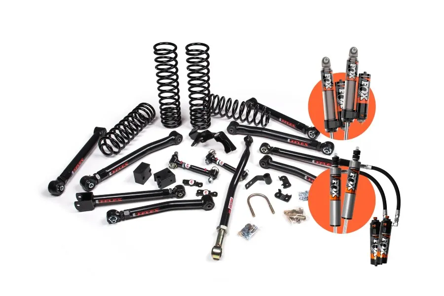 0718 Jeep Wrangler JK 4dr 2.5in Jkrawl Lift Kitfox 2.5 Pes R/R Dsc Shocks 4wd product image