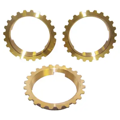 Crown Automotive Jeep Replacement Crown Automotive Jeep Replacement J3209972 Synchronizer Blocking Ring Set for 71-75 Jeep CJ, SJ J-Series, C104 w/ T15 Trans