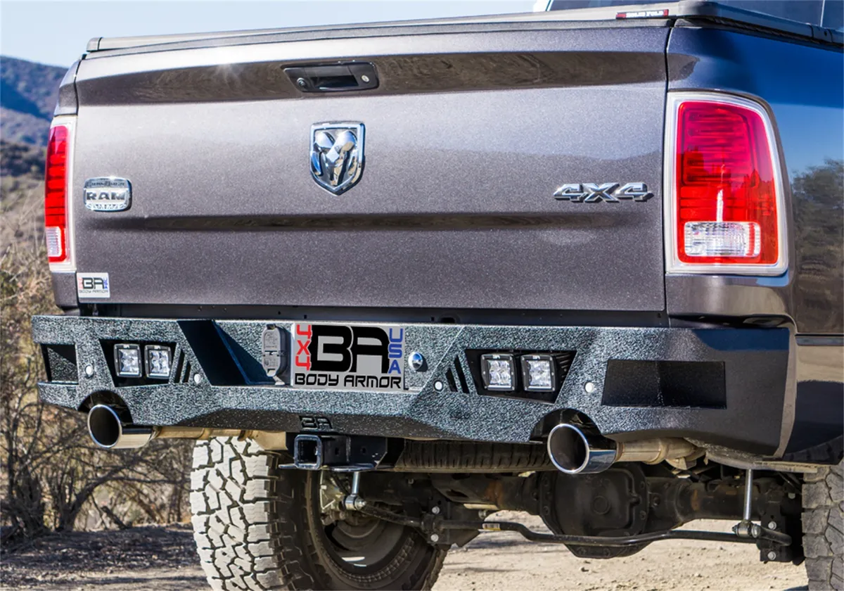 Body Armor 4x4 FD-2964 Eco Series Rear Bumper, Black, F-250 product image