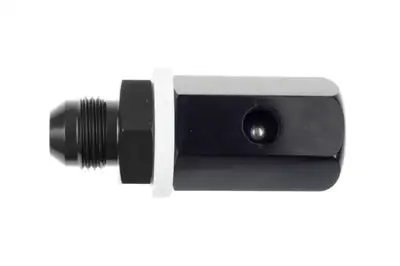 Redhorse Performance 6an Male Roll Over Vent Valve - Black