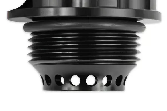 Oil Fill Cap w/ Baffle & -10 ORB Port - Fits Holley Cast Aluminum Valve Covers for the GM LS Series Engines w/ 1-5/16"-12 Threads on the Cap. product image