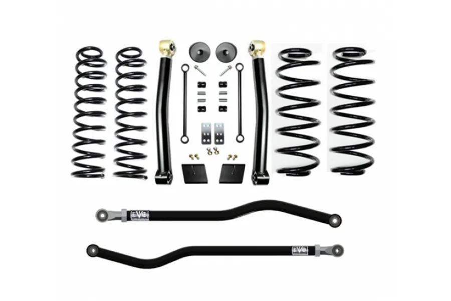 EVO Manufacturing Jeep Wrangler 2.5 Inch Diesel JL Lift Kit Enforcer Suspension Systems - Jeep Wrangler Unlimited