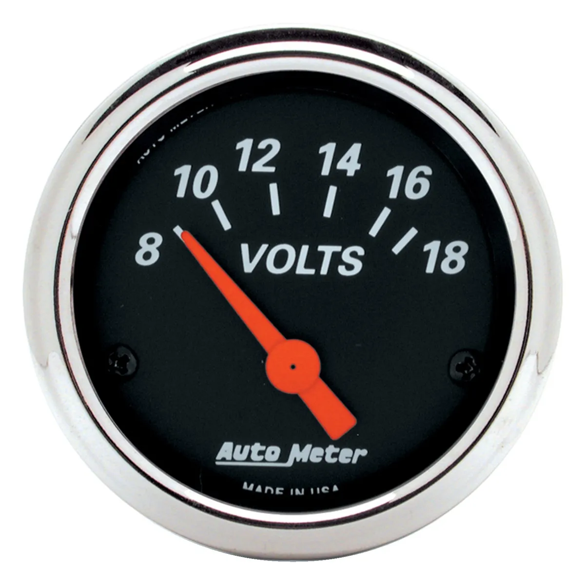 Gauge, Voltmeter, 2 1/16", 18V, Elec, Designer Black product image