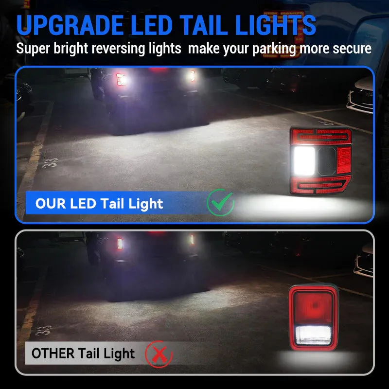 Jeep JT Bundle - LED Halo Headlights & Flush Mount Tail Lights product image