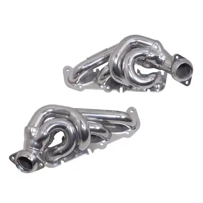 BBK Performance 2011-2014 Ford F150 Coyote 5.0 Truck 1-34 Shorty Tuned Length Headers - Polished Silver Ceramic