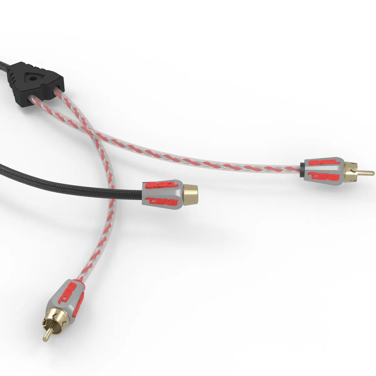 Level 3 Rca 100% Copper Ofc y Connector 1 Female to 2 Male - Black / Red Kit product image