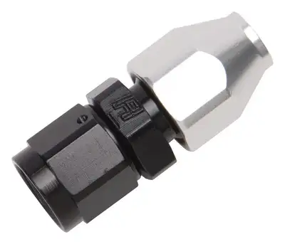 Edelbrock #8 Female Swivel to 1/2in Tube Black/Clear