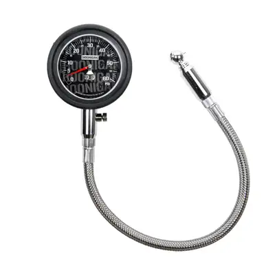 AutoMeter Autometer 2160-09000 Gauge, Tire Pressure, 0-60psi, Hoonigan, Analog
