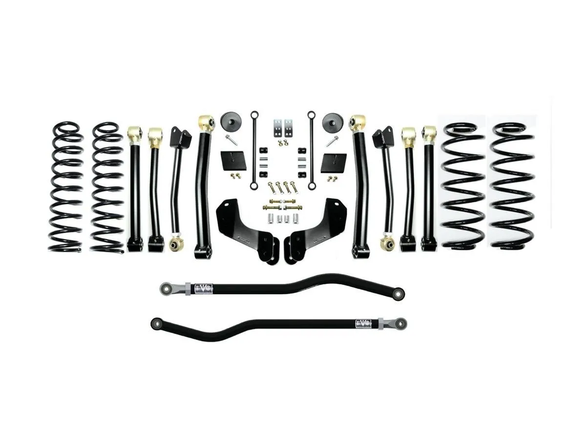 EVO Manufacturing 2.5" Heavy Duty Gas/392jeep Wrangler JL Jlu Lift Kit Enforcer Suspension Systems HD