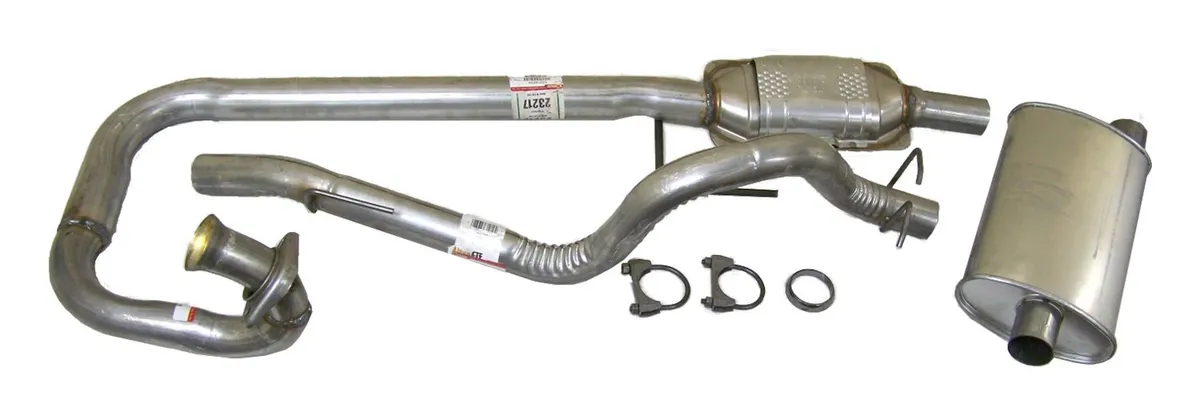 1997-1999 Wrangler TJ with 4.0L engine; Muffler & Tailpipe product image