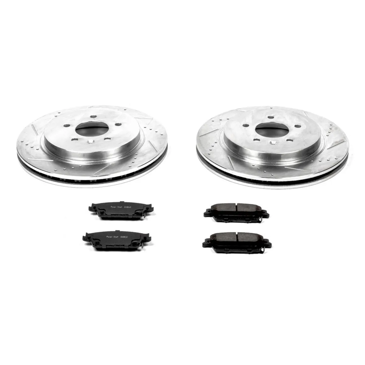 Z23 Evolution Sport Upgrade Kit: Drilled/Slotted Rotors; Carbon-Fiber Ceramic Pads W/Hardware product image