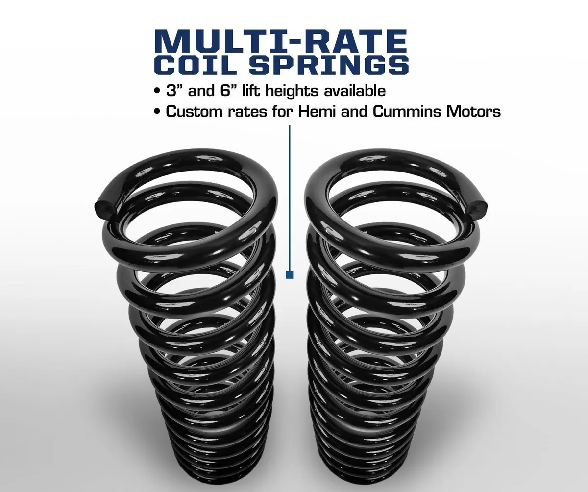 0309 RAM 2500/3500 4x4 Diesel 2.75in Lift Front Multirate Coil Springs product image