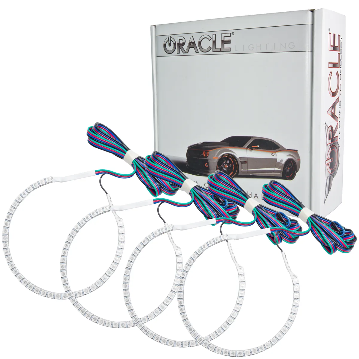 2653-334 - GMC Sierra 2007-2013 ORACLE ColorSHIFT Halo Kit (Round Ring Design) product image