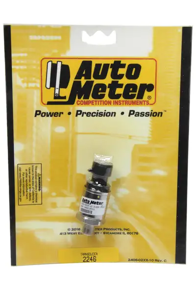 AutoMeter Autometer 2246 Sensor, Fuel Pressure, 0-100psi, 1/8 Npt Male