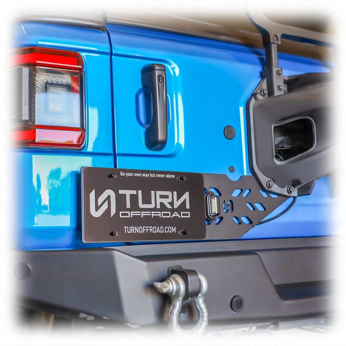 Turn Offroad License Plate Relocation Kit for Jeep Wrangler JL (2018-2026) product image