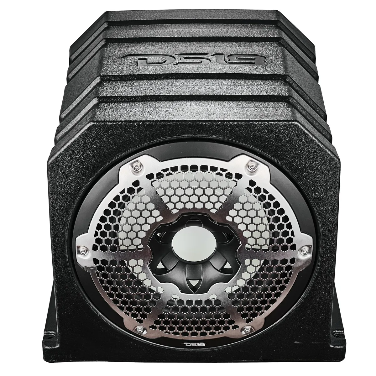 Dual 10" Marine Subwoofer Enclosure With 10" Passive Radiator And LED RGB Lights 350 Watts Rms 4-Ohm (Nxl-10sub Included) product image