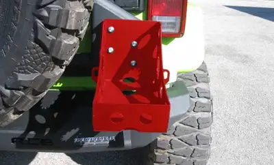Steinjager Bumpers 2018 to Present Jerry Can Holder Red Baron