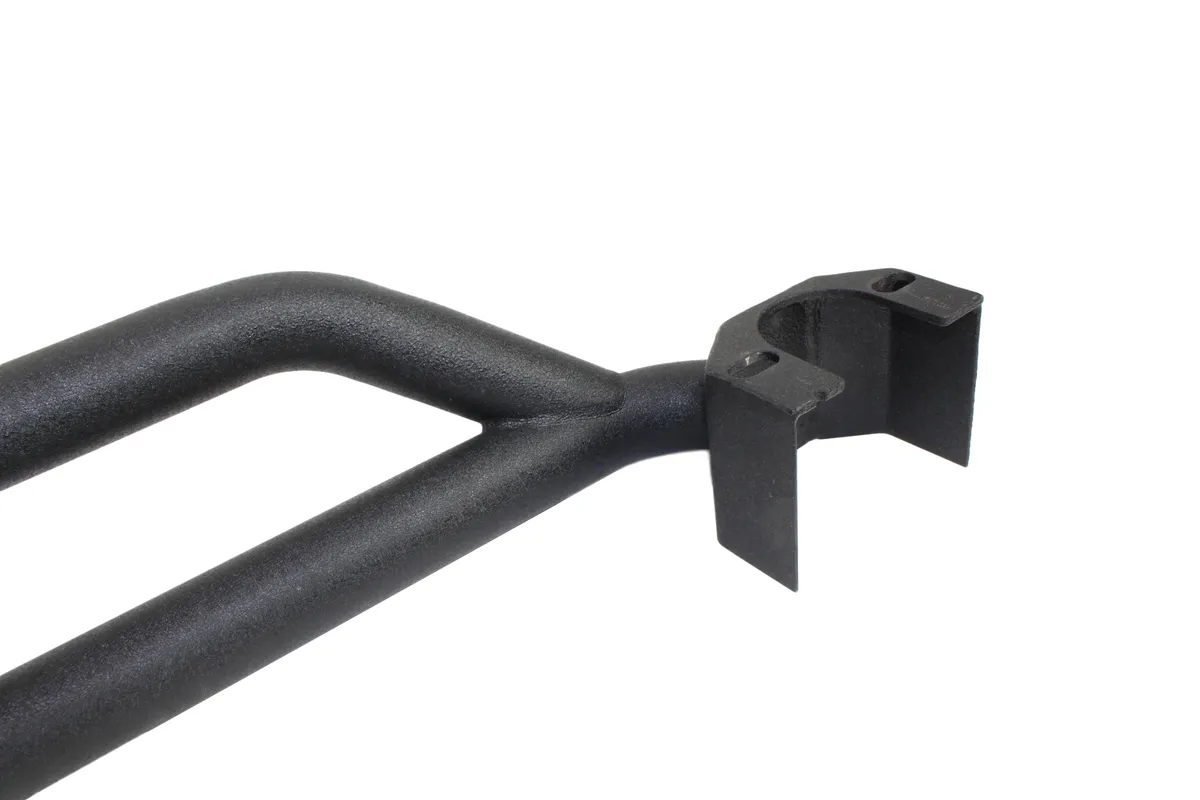 Jeep JK Rock Sliders 4 Door 07-18 Wrangler JK Unlimited Steel Black Textured Powdercoat Fishbone Offroad product image