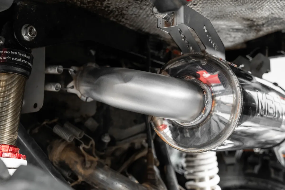 14-22 Cfmoto Zforce 800 (Z8/ Z8ex/ 800/ 800ex) 5 Inch Single Slip-On Muffler Assembly Performance Series Mbrp product image