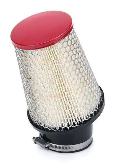otr filters Filter Air Kart 2.437in Inlet 4in 20 Deg Red