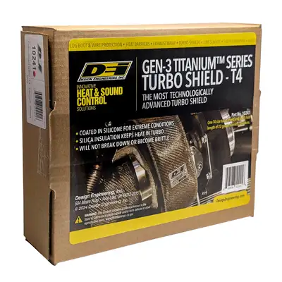 Design Engineering DEI 10241 Titanium Turbo Shield/Blanket GEN-3 T4 Shield 010241