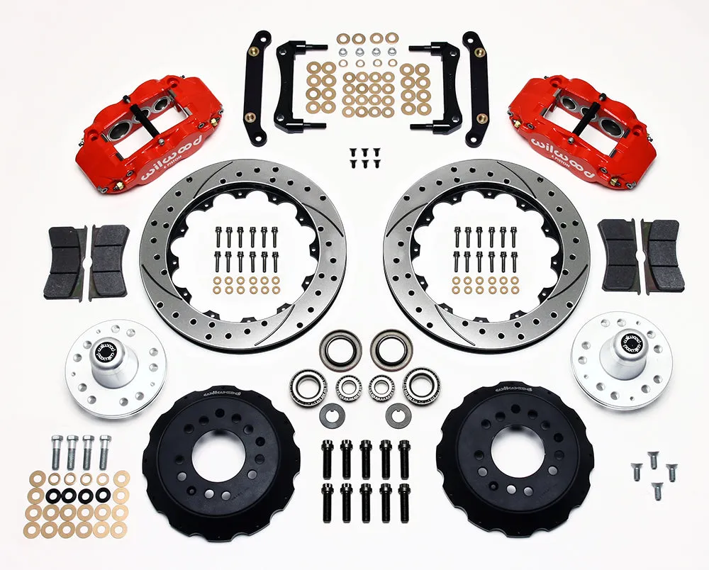 1970 - 1978 Buick, Cadillac, Chevrolet, GMC, Oldsmobile, Pontiac Forged Narrow Superlite 6R Big Brake Front Brake Kit (Hub) - 140-10485 product image