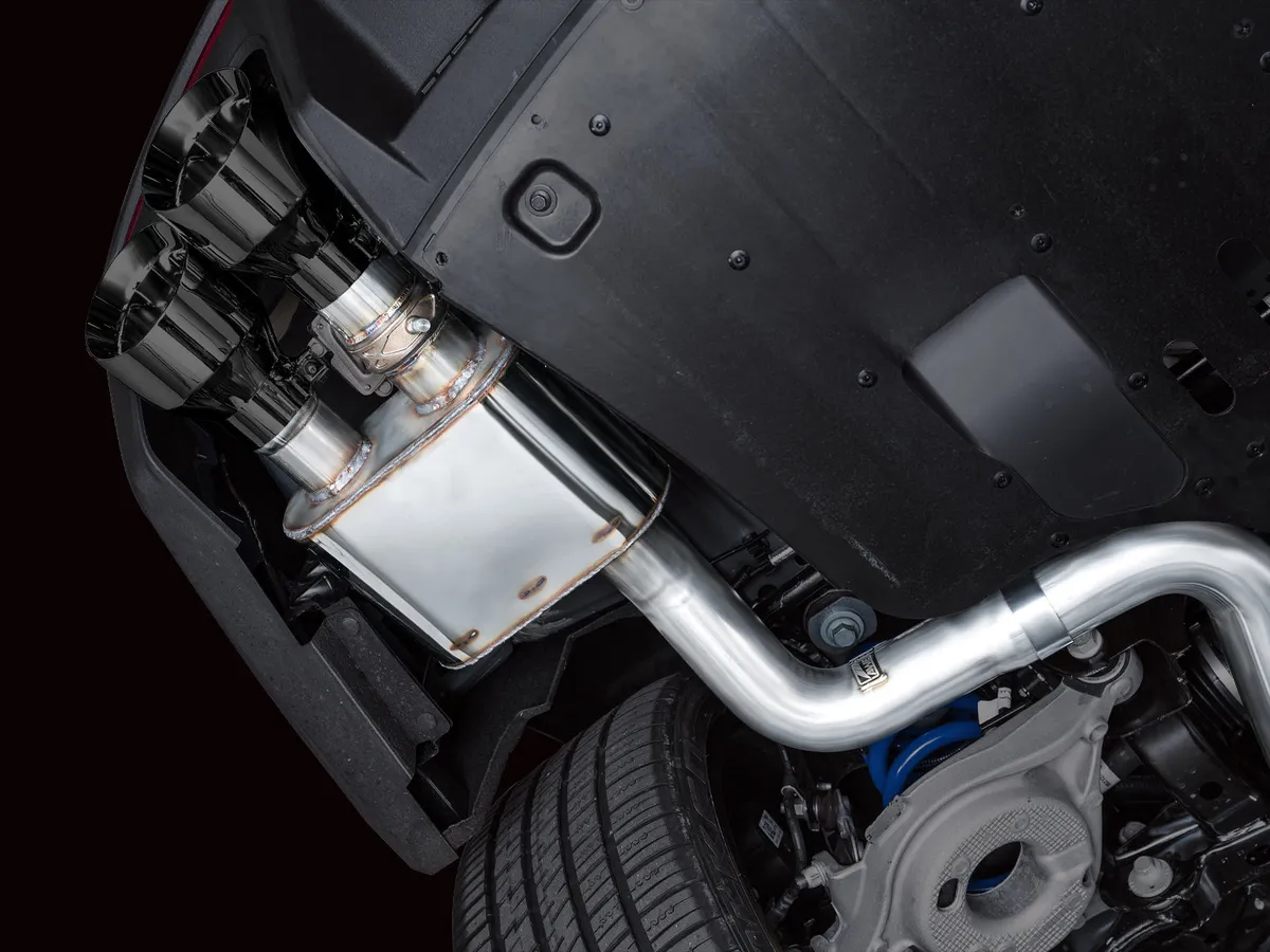 AWE SwitchPath™ Exhaust for S650 Ford Mustang Dark Horse - Quad Diamond Black Tips product image