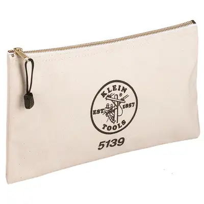 Klein Tools Zipper Bag Canvas Tool Pouch 12.5 x 7 x 4.25inch