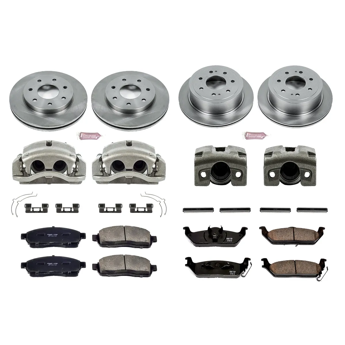 Z17 Direct Replacement Kit: Rotors; Ceramic Pads; Calipers product image
