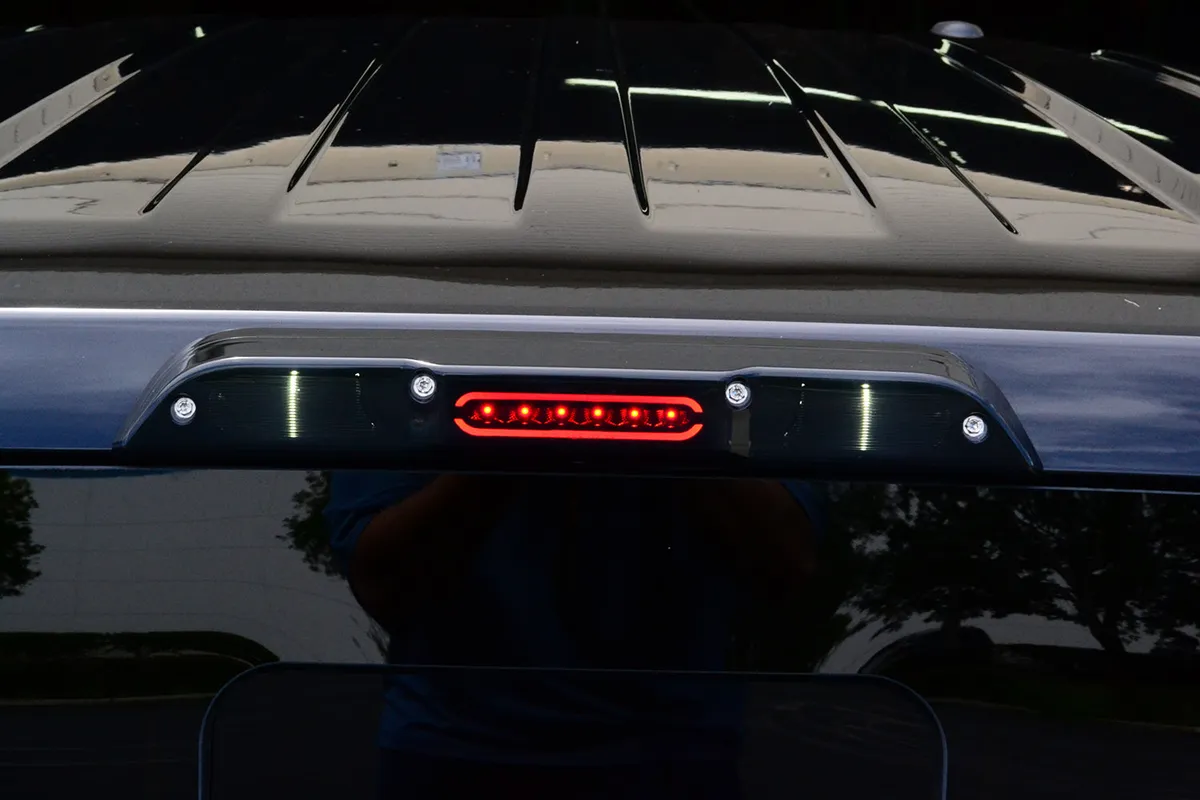 Ford 17-19 Raptor - Ultra High Power Red LED 3rd Brake Light Kit w Red LED Running Lights And Ultra High Power Cree Xml product image