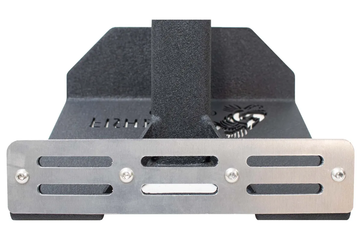 Hitch Mounted Step for 2 Inch Receiver Black Powdercoat Steel Fishbone Offroad product image