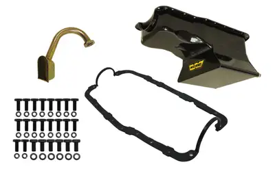 Holley Oil Pan Kit 7qt Black Finish 65/87 351w Sbf (Drag