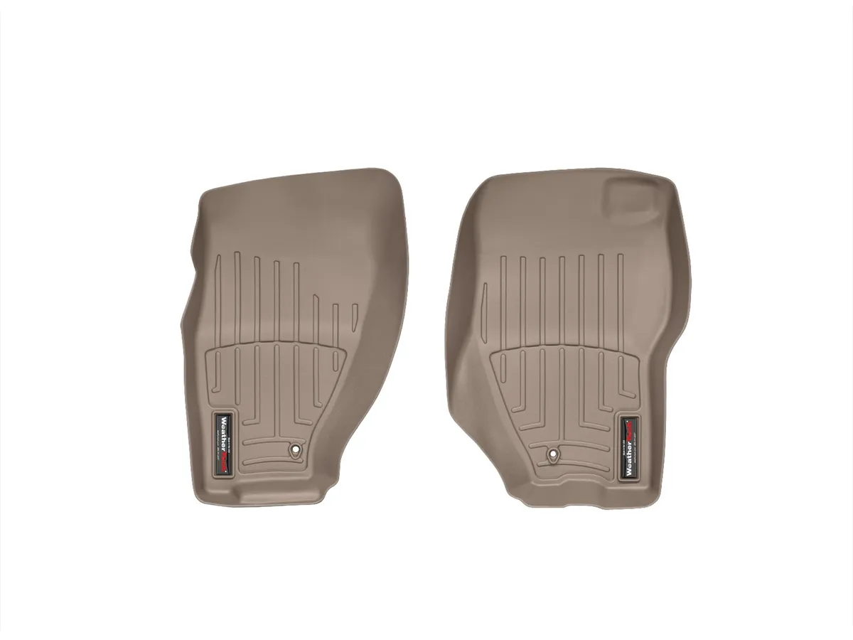 2008 + Dodge Nitro Tan Front FloorLiner Fits vehicles with retention hooks on both left and right front floors / 2008 + Dodge Nitro Tan Front FloorLiner Fits vehicles with retention hooks on both left and right front floors / 2008 + Jeep Liberty Tan Fron product image