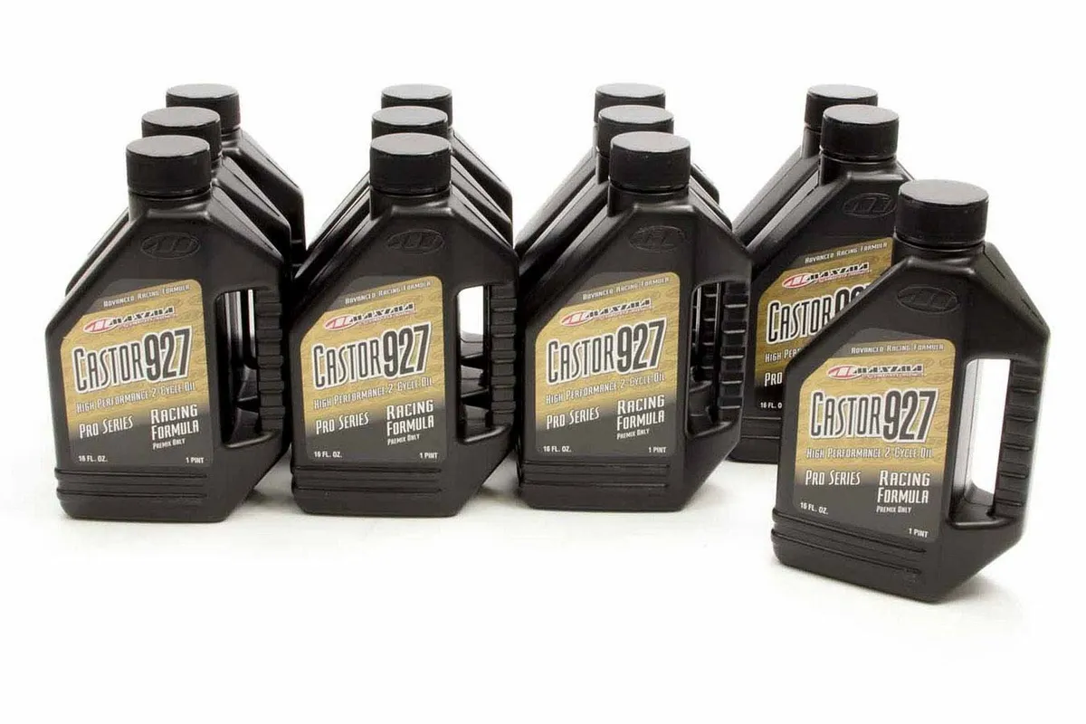 Maxima Castor 927 2 Stroke Engine Oil Pro Series Racing Formula Premix 16 oz / 473ml