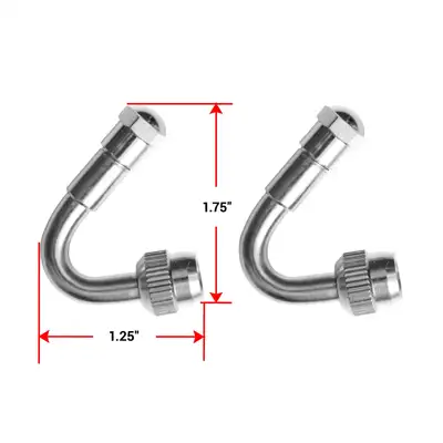 Pacific Dualies 2pc 135deg Vlv Extn Kit