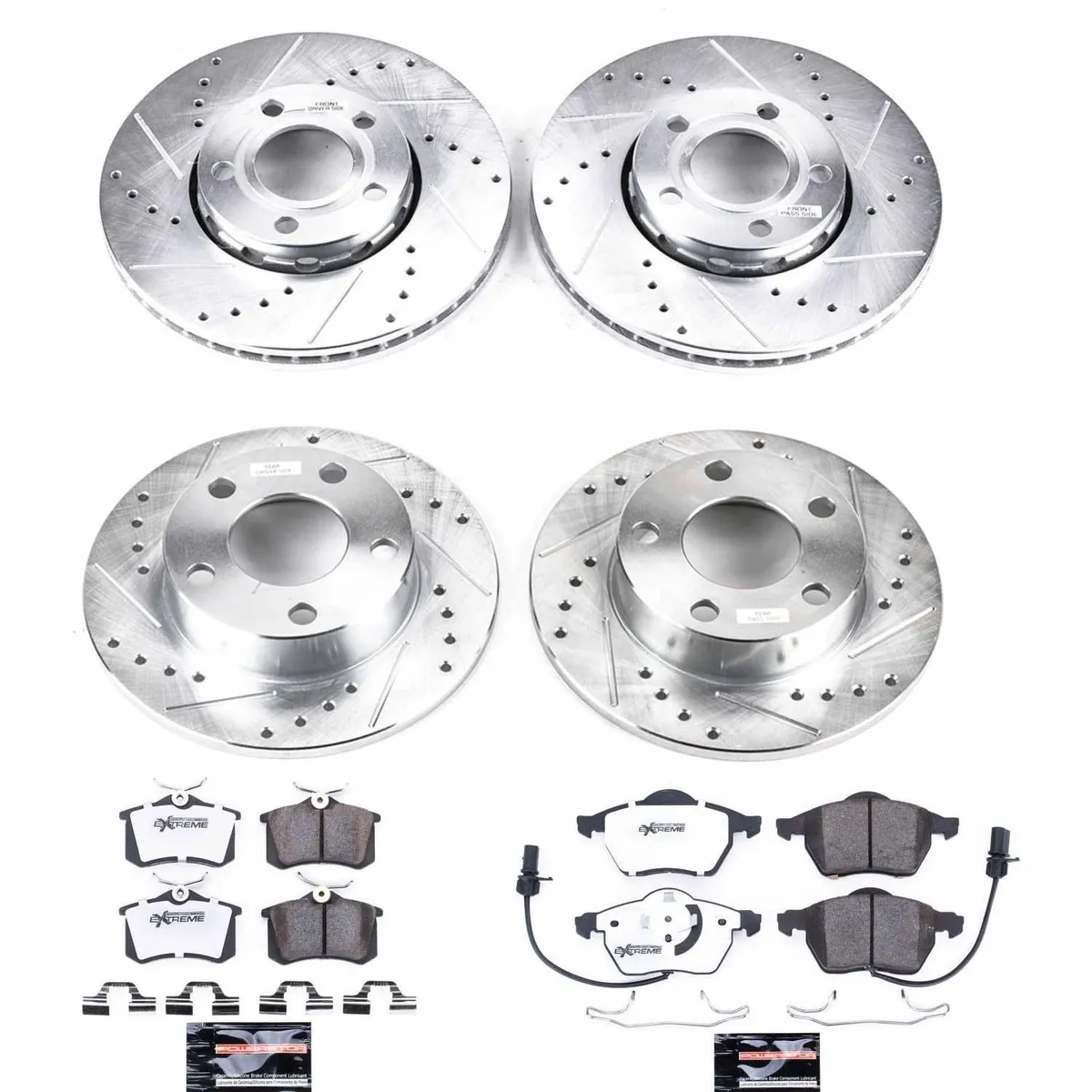 Z26 Street Warrior Upgrade Kit: Drilled/Slotted Rotors; Carbon-Fiber Ceramic Pads W/Hardware product image