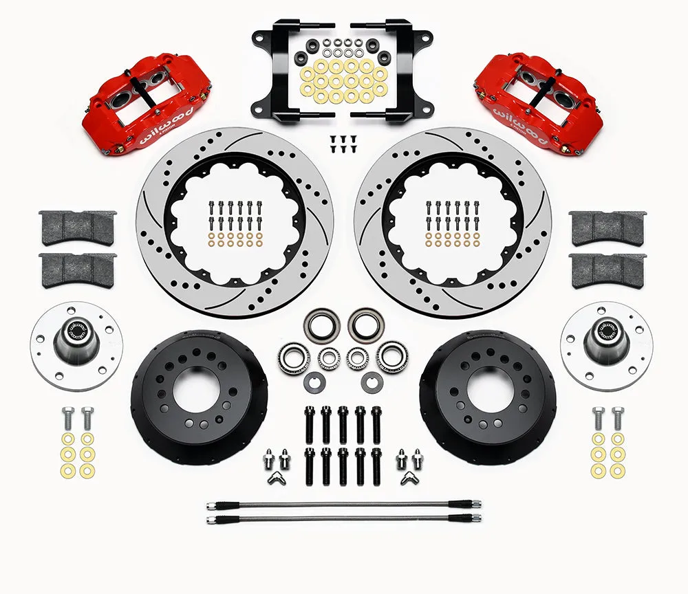 1982 - 1992 Chevrolet, Pontiac Forged Narrow Superlite 6R Big Brake Front Brake Kit (Hub) - 140-15279 product image