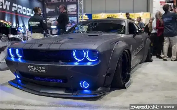 ORACLE Lighting 2008-2014 Dodge Challenger LED Fog Light Halo Kit - Surface Mount product image