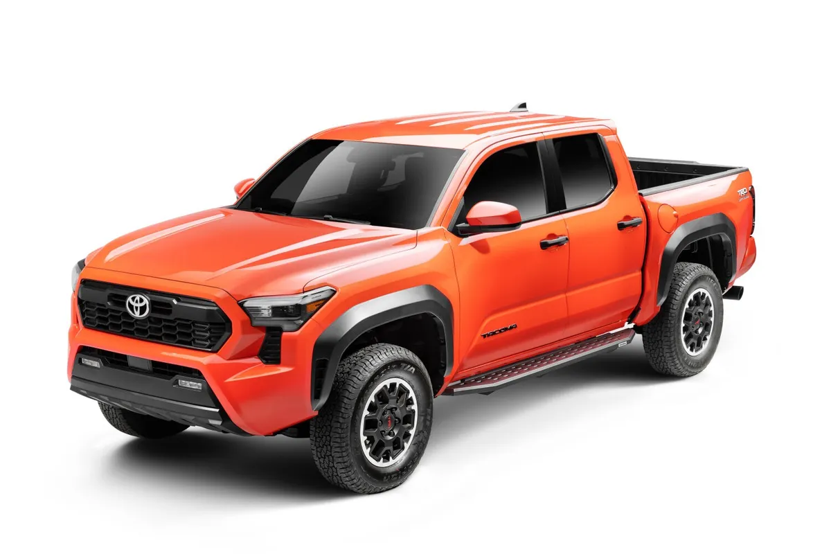 RealTruck (Go Rhino) RB20 Running boards - Complete Kit 2024-2025 Toyota Tacoma; Double Cab product image