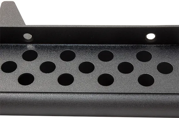 Black textured powder coat, 3/16 in. steel, 2in. Diameter, .120 wall tubing, Stainless steel hardware product image