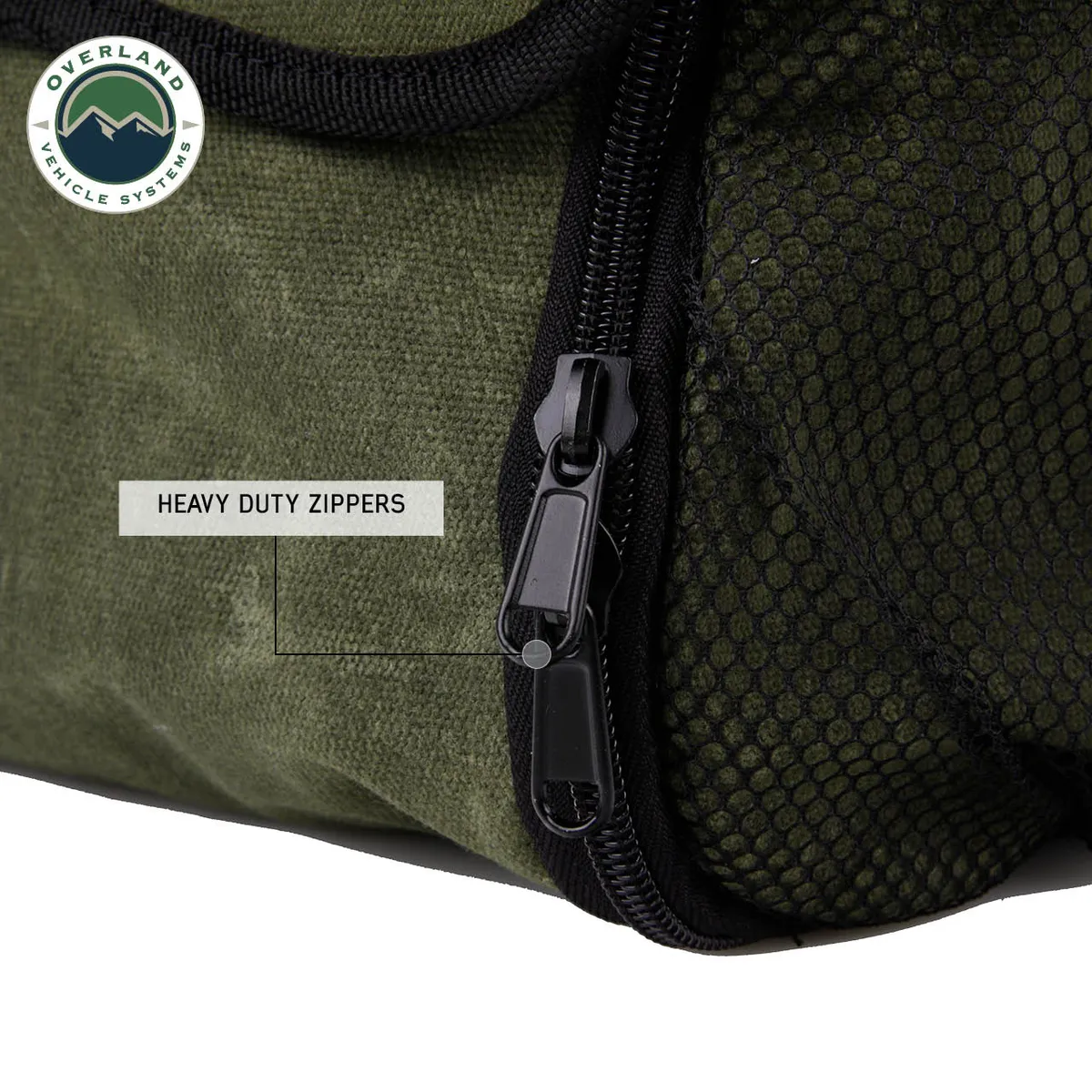 Organize With Overland Vehicle Systems Wax Canvas Overnight Bag Overland Vehicle Systems product image