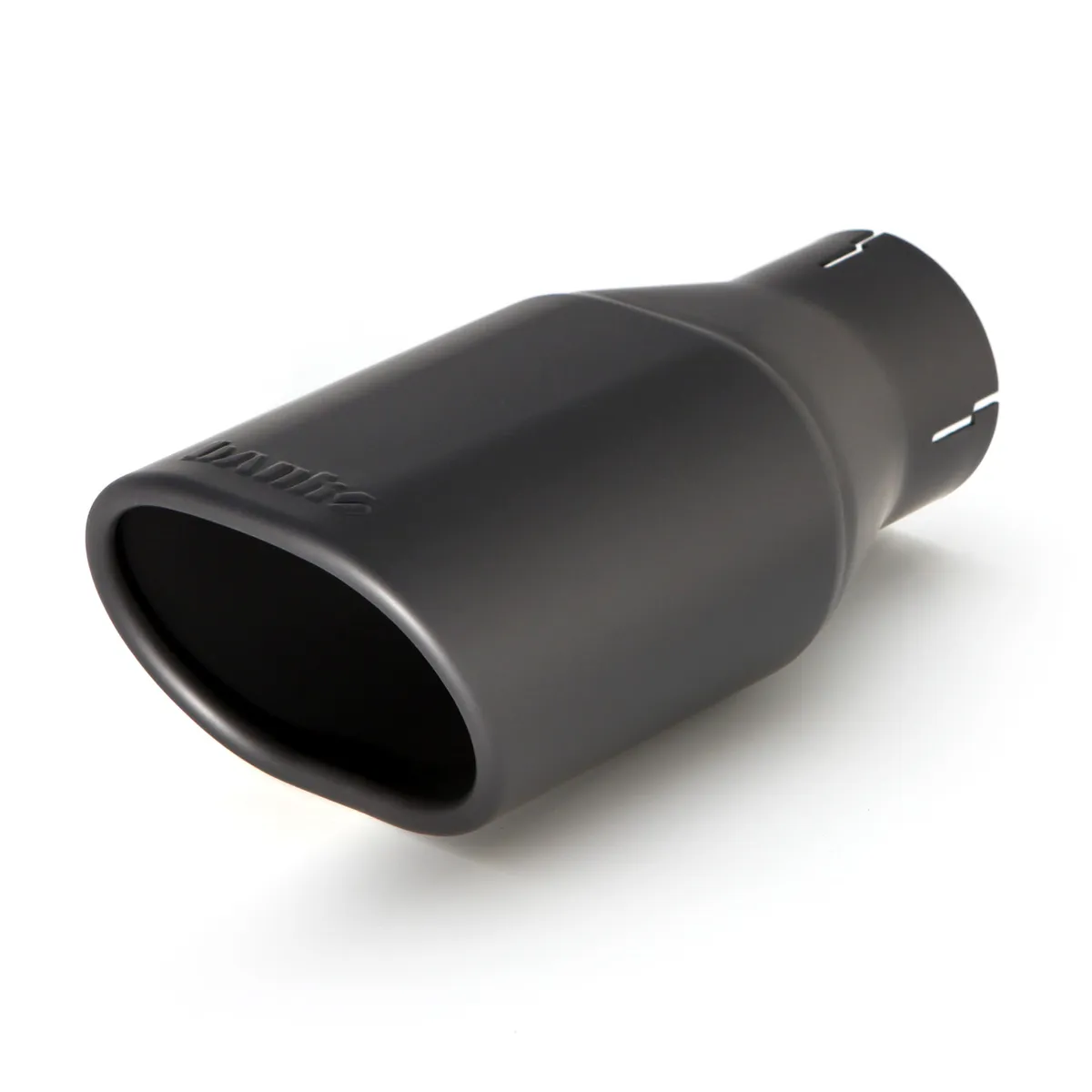Monster Exhaust System Single Exit Black Ob Round Tip 97-99 Jeep 2.5/4.0L Wrangler Banks Power product image