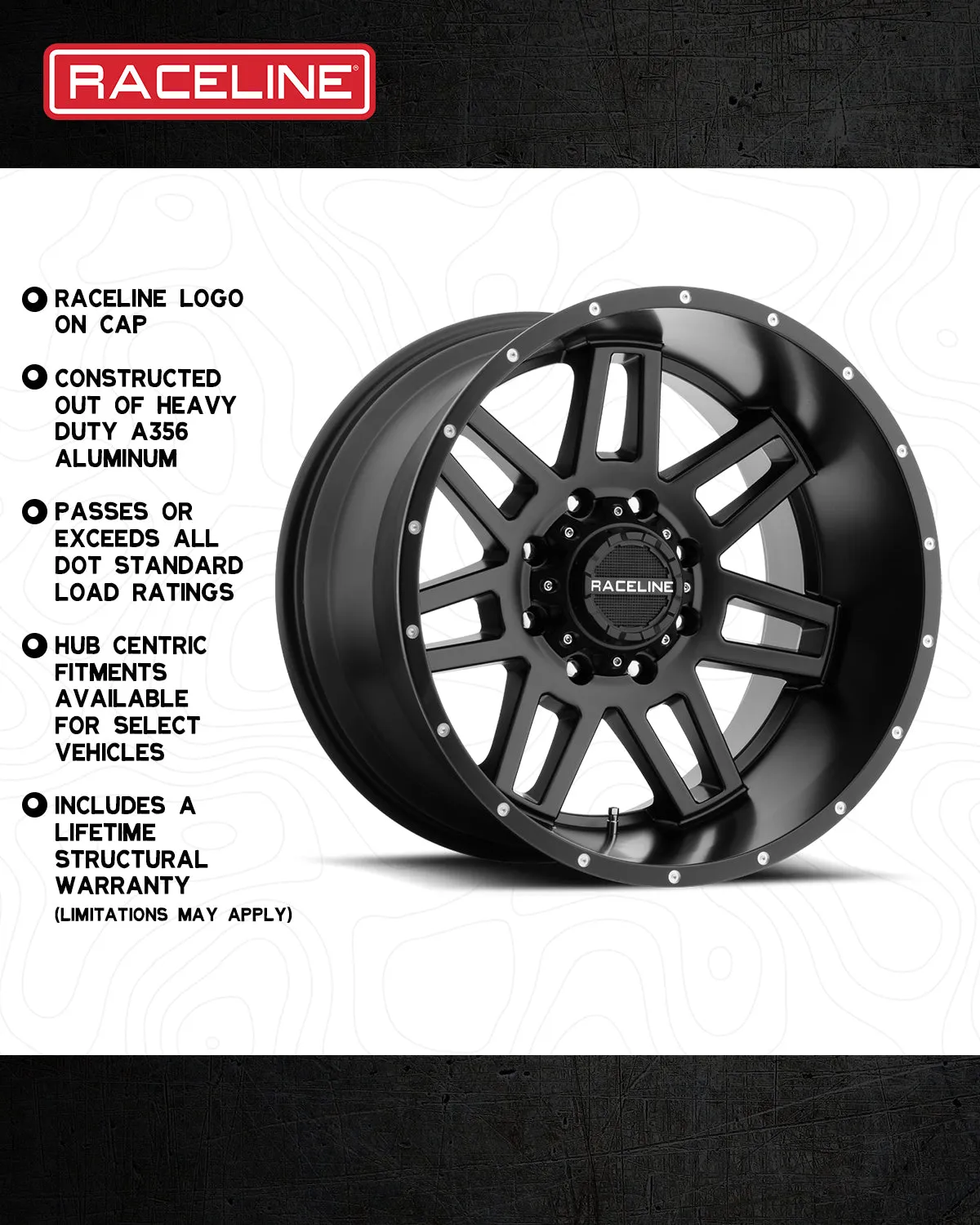 INJECTOR BLACK 16X8 5X4.5/5X5 0mm product image