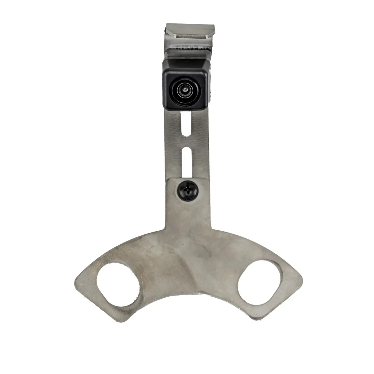 SummitView™ For Jeep® Rear Vision Camera w/OEM Grade Camera; Includes Flash Module For 6.1 in. Factory Display; Exclusive Stainless Steel Rear Tire Mount; No Parking Gridlines; product image