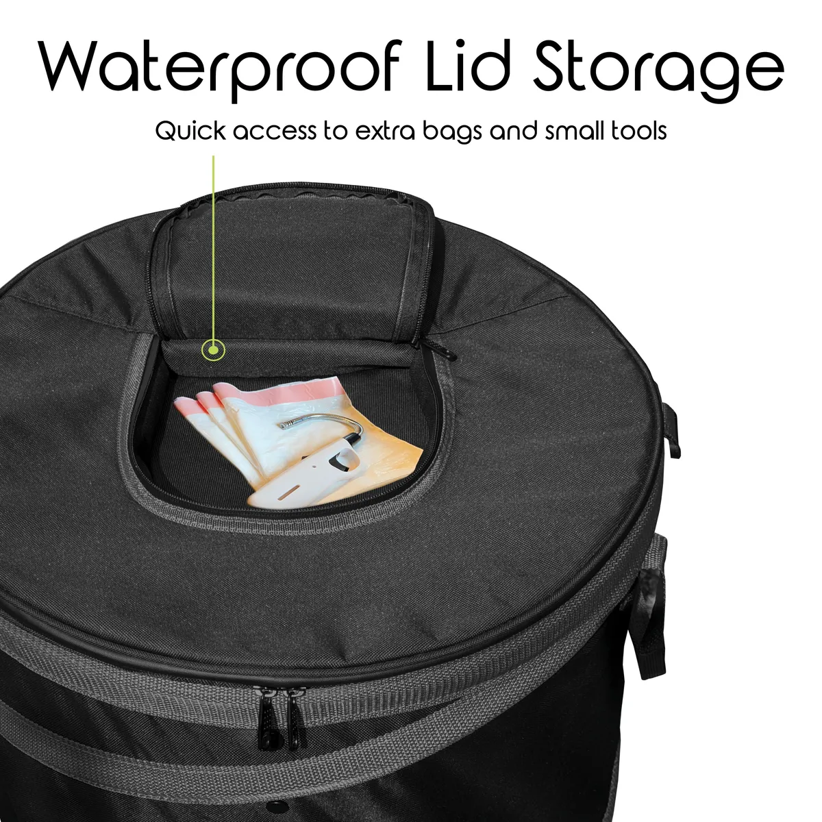 2-In-1 Collapsible Bin Trash/Recyc product image