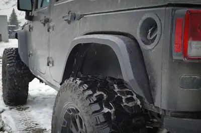 Steinjager Fenders 2007-2018 Full Set, Narrow Texturized Black Without Lights