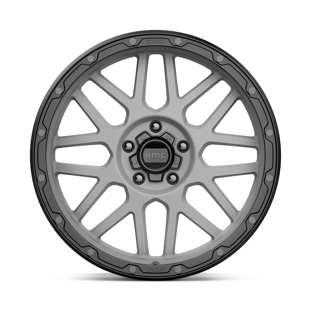 Kmc Km535 Grenade Off-Road 20x9 18 5x5.0 Matte Gray Matte Black Lip product image