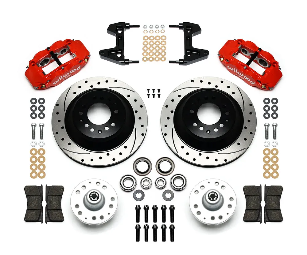 1974 - 1980 Ford, Mercury Forged Narrow Superlite 6R Big Brake Front Brake Kit (Hub and 1PC Rotor) - 140-12275 product image