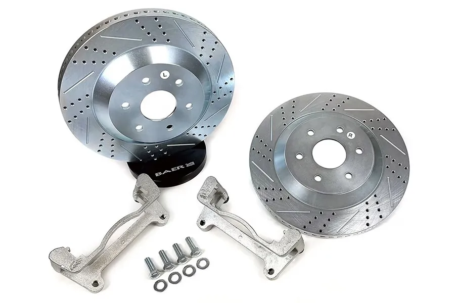 Baer Brake Systems Big Claw Disc Brake Rotors Rear 21-25 Jeep Wrangler JL And 20-25 Gladiator JT W/Br3, Br4, Or Br5 Brake Code Baer Brakes